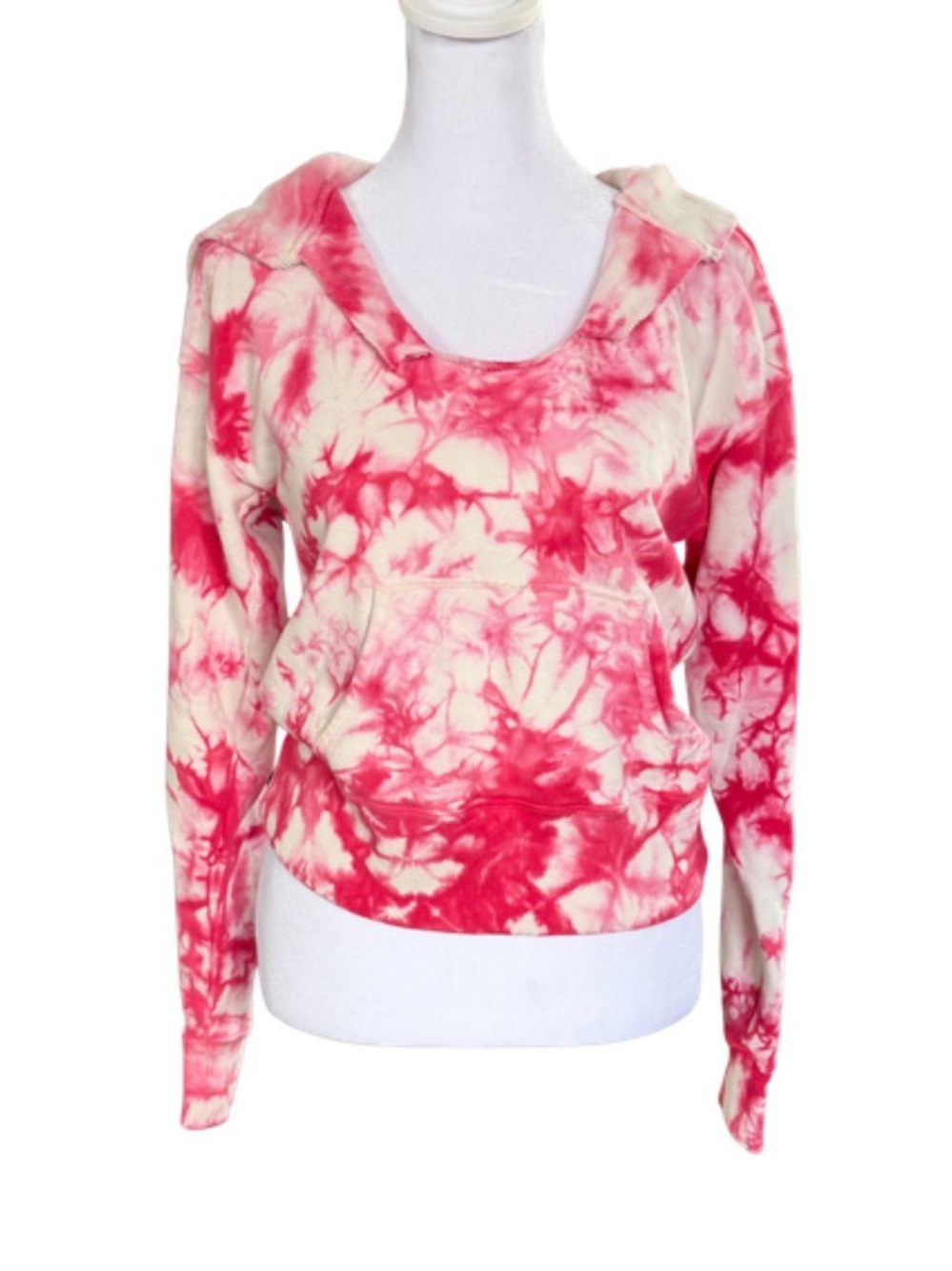 Spiritual Gangster Pink Tie Dye Hoodie